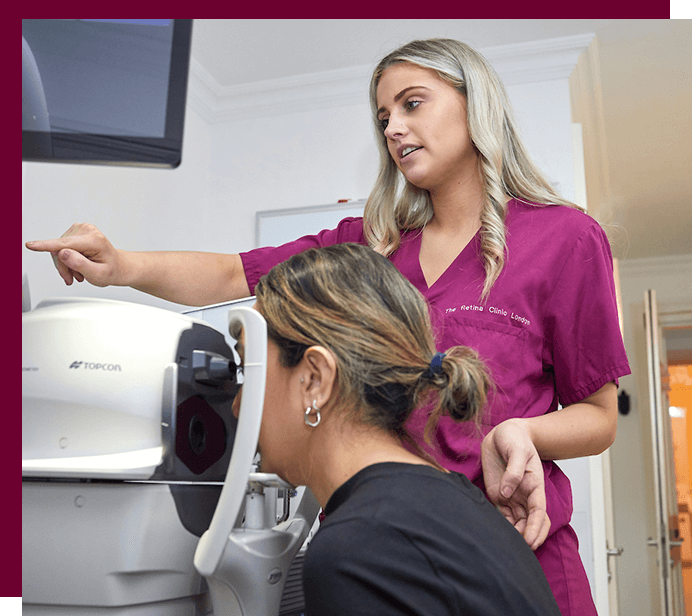 Technology at The Retina clinic london